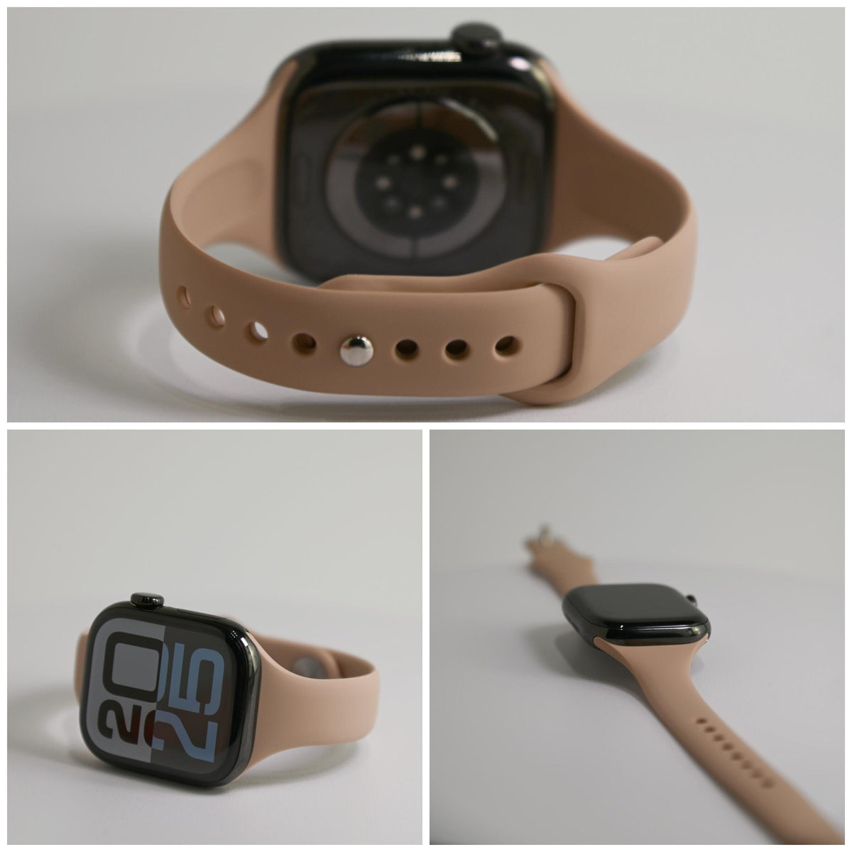 Colorful Slim-Waist Silicone Clasp Band for Apple Watch and iWatch