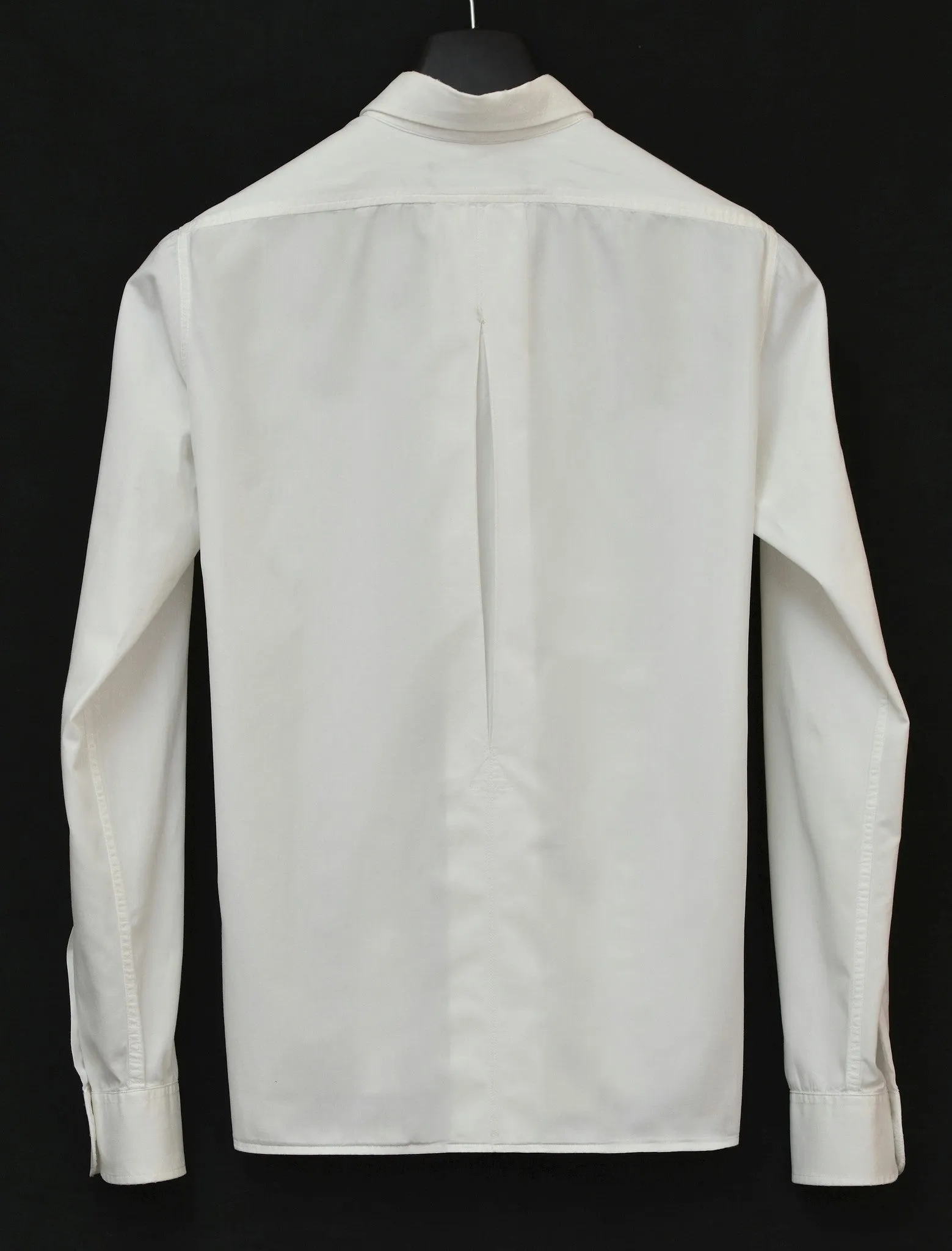 1999 Fine Cotton Darted Shirt with Hunting Pleat Detail