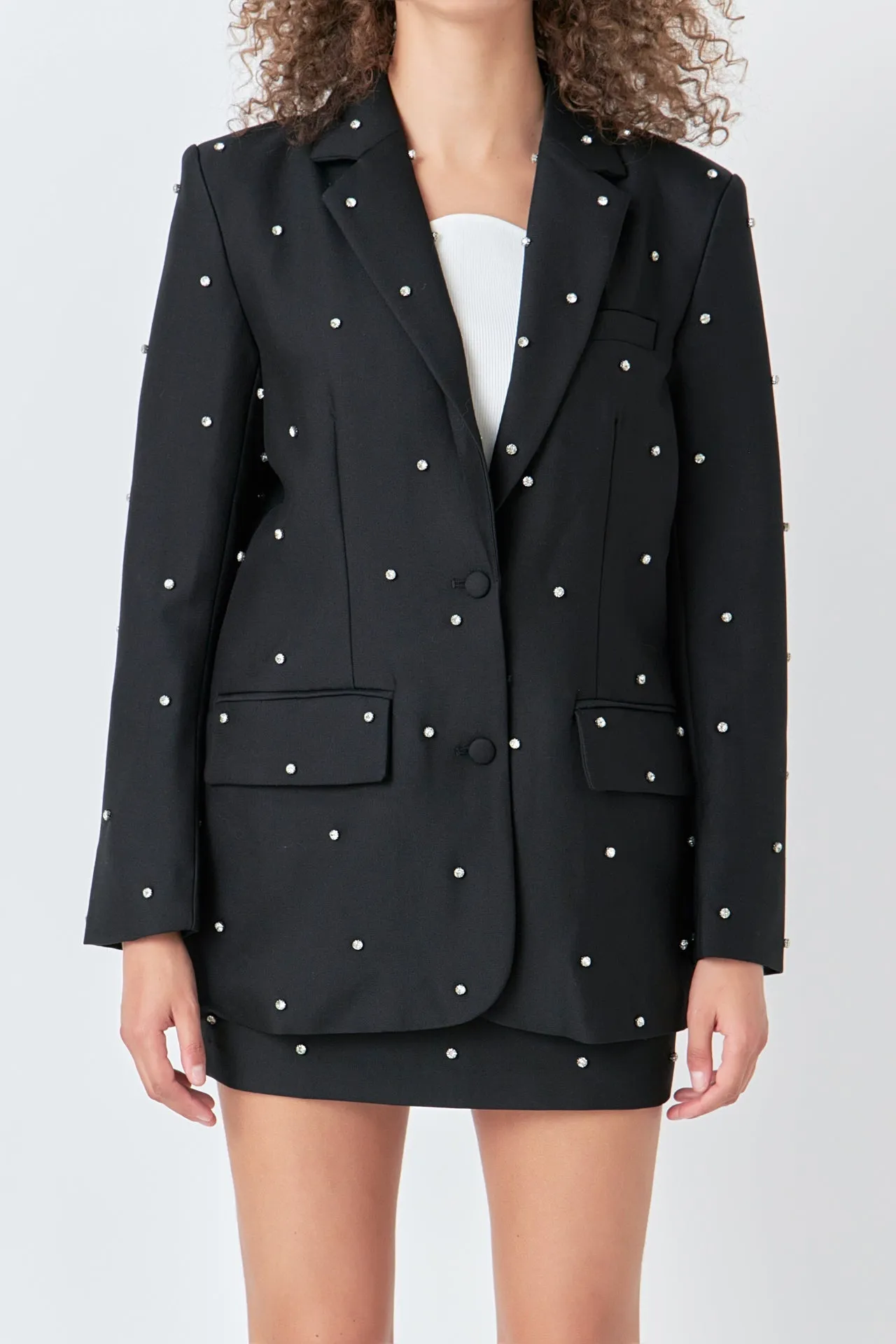 Endless Rose - Premium Embellished Blazer