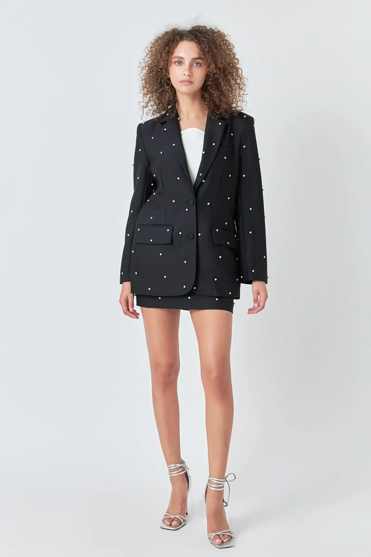 Endless Rose - Premium Embellished Blazer