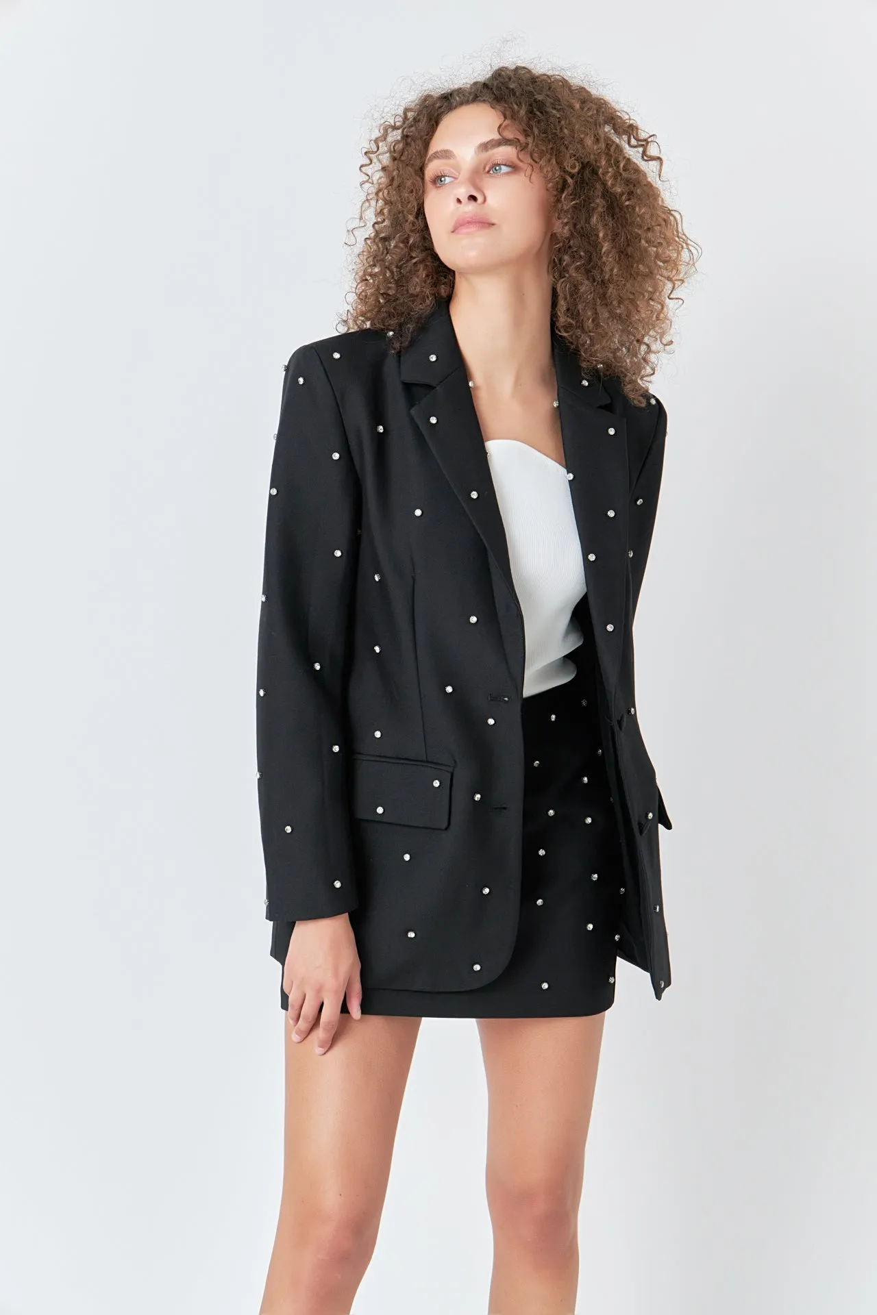 Endless Rose - Premium Embellished Blazer