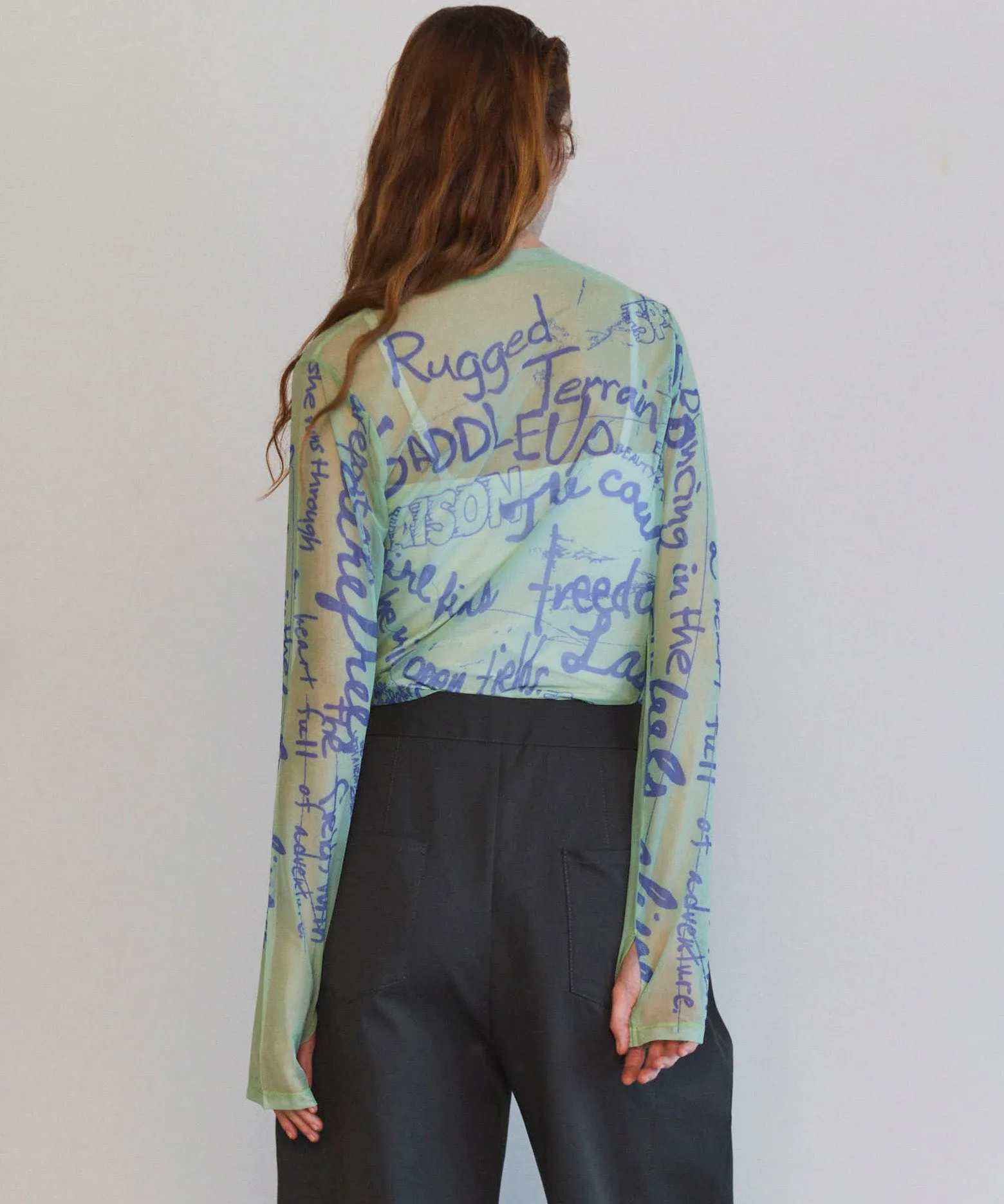 Hand Painting Sheer Tops