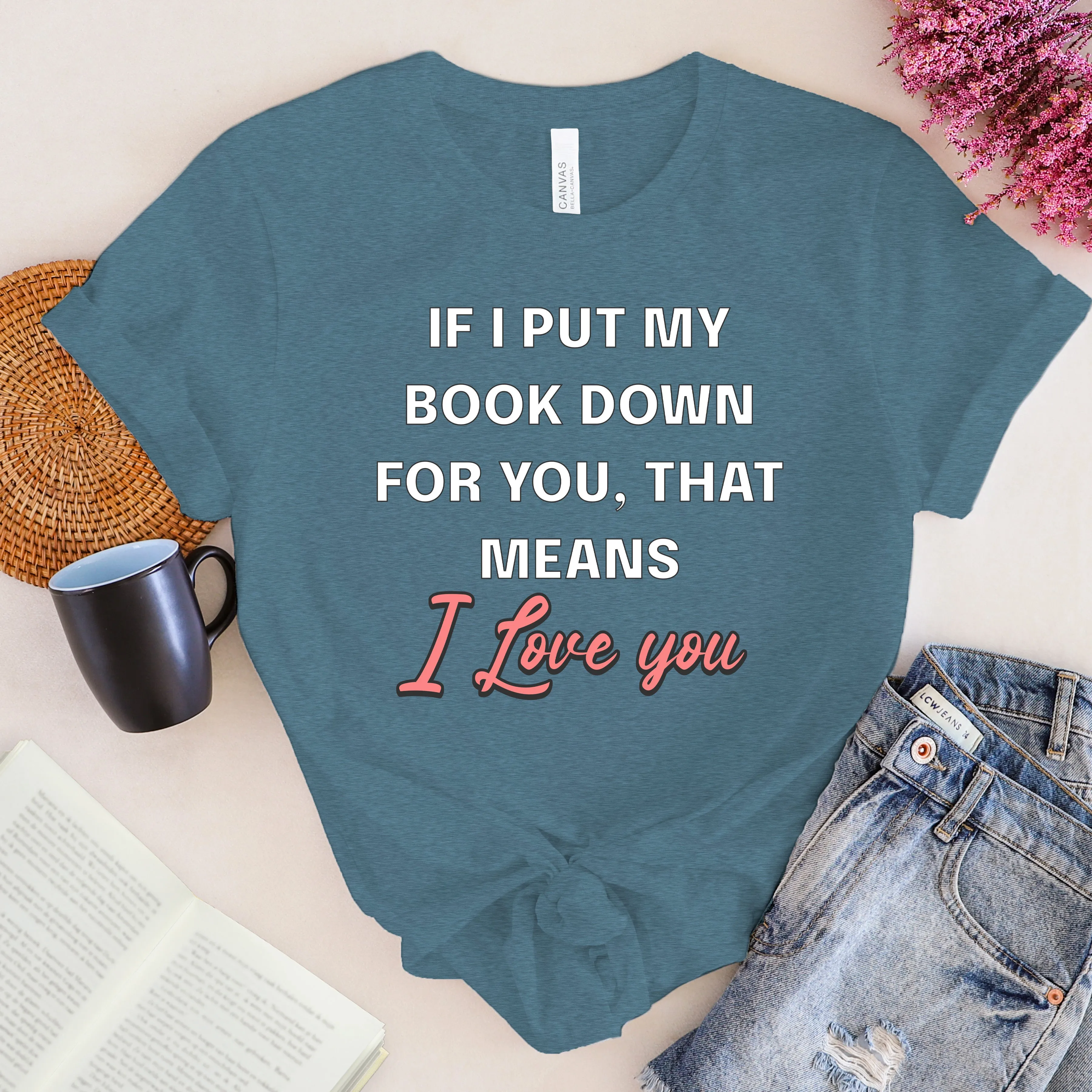 Love Language: Books Tee