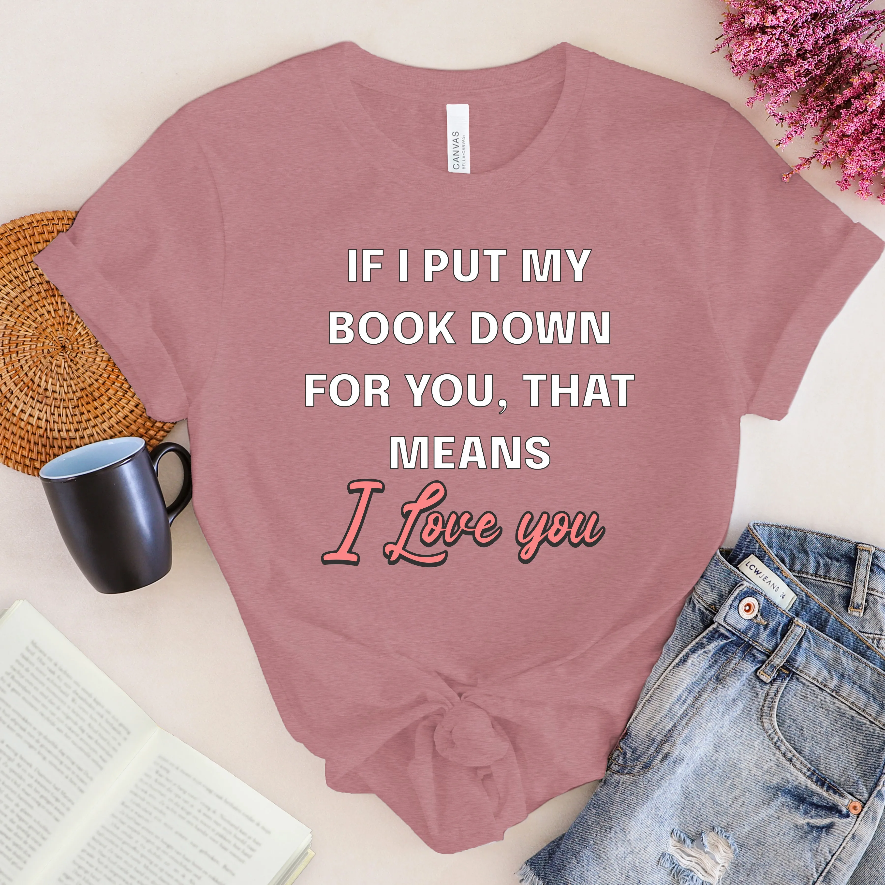 Love Language: Books Tee