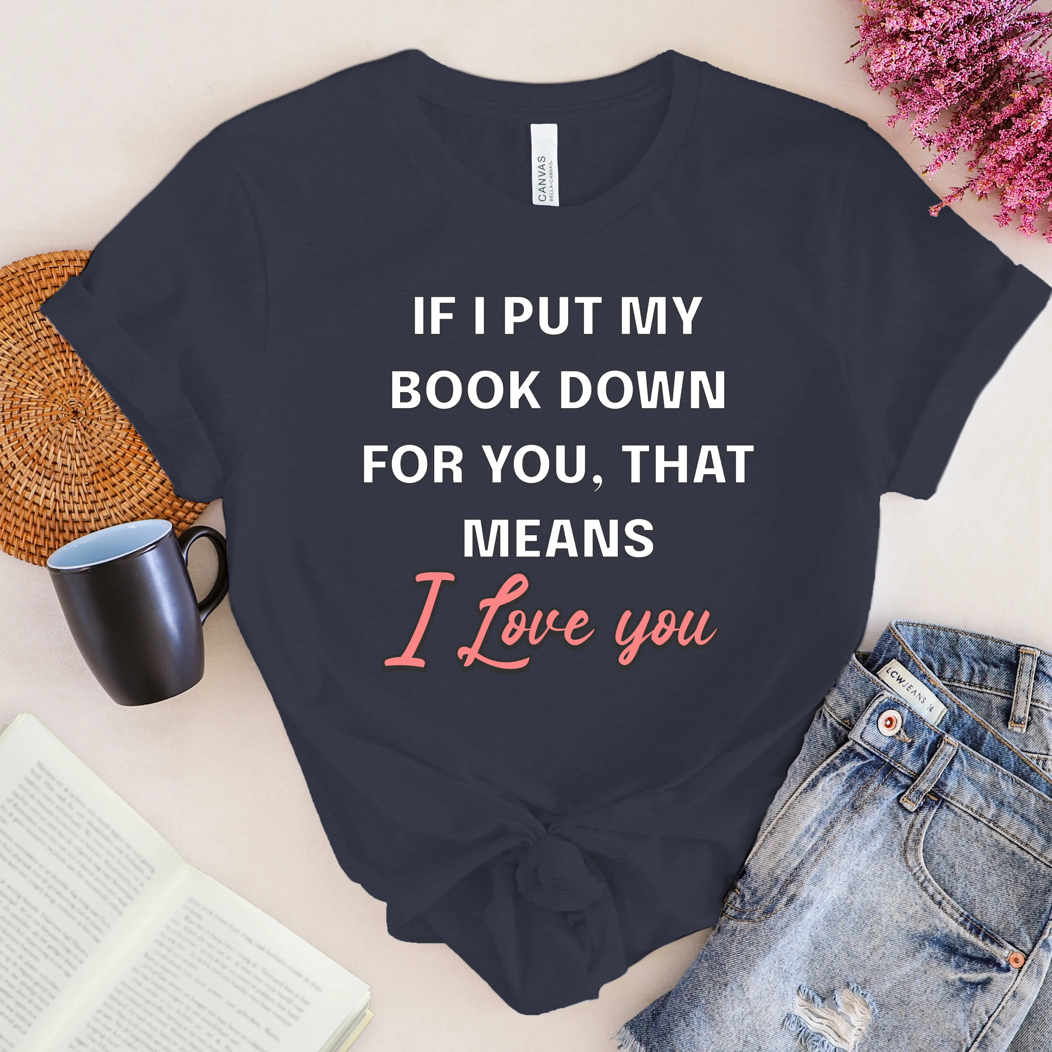 Love Language: Books Tee