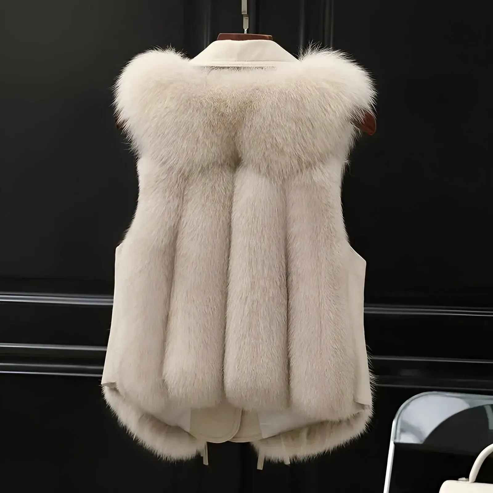 Luxurious Arctic Faux Fur Jacket by Sarah | Elegant Winter Outerwear for Chic Style