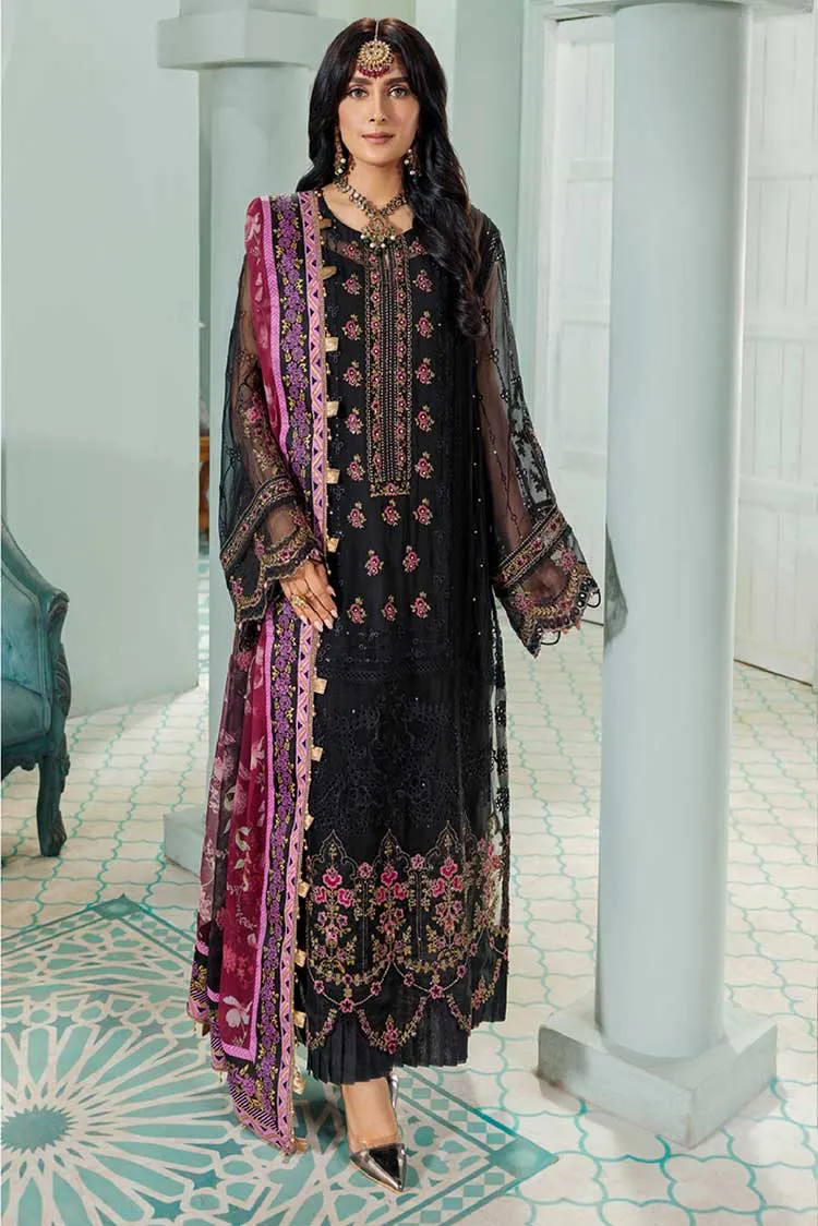 Noor by Saadia Asad - Design 08 Laserkari Chiffon Collection