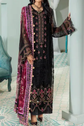 Noor by Sadia Asad Unstitched 3 Piece Chiffon Laserkari Collection'2022-D-08