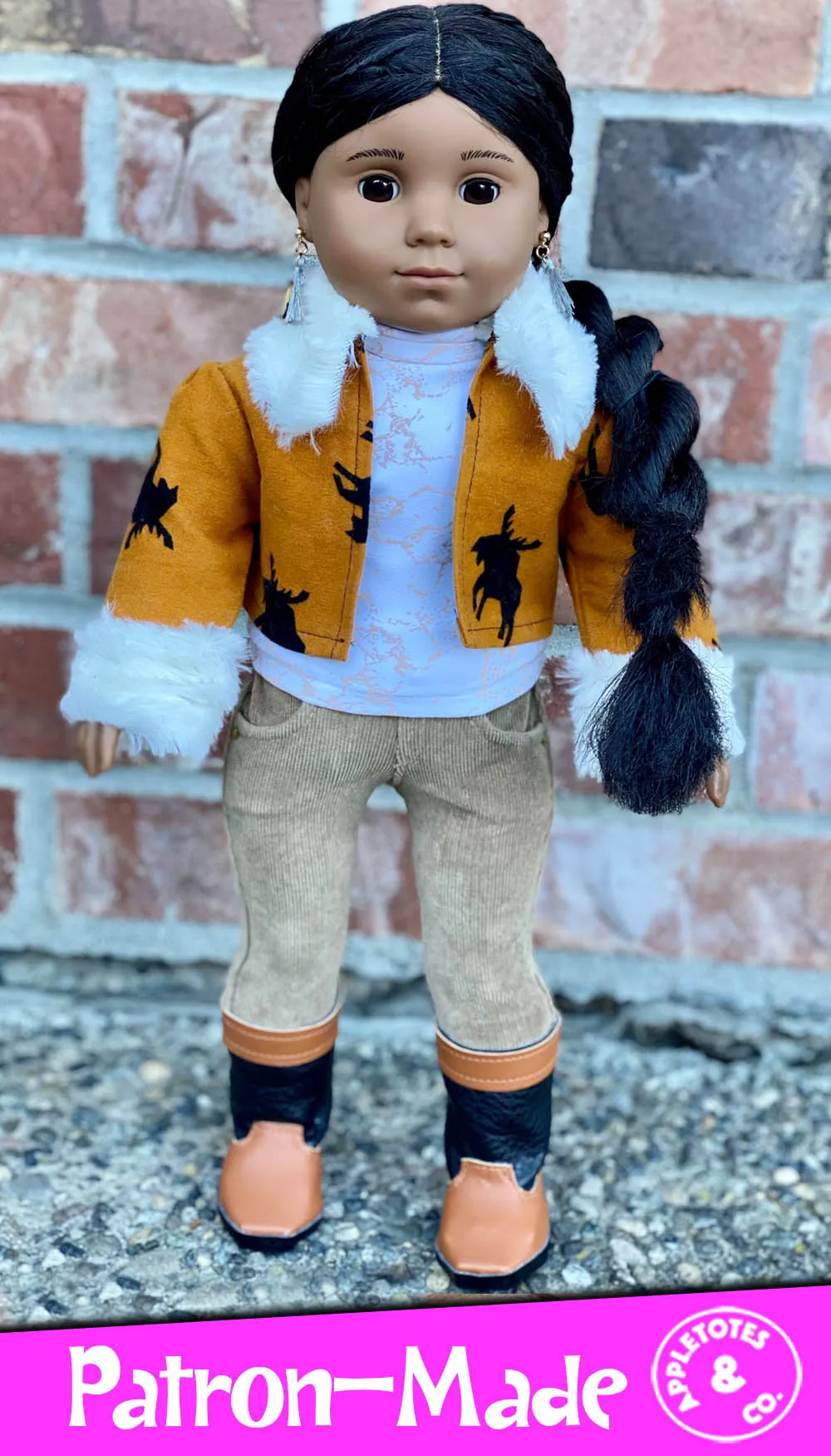 Parker Jacket 18 Inch Doll Sewing Pattern