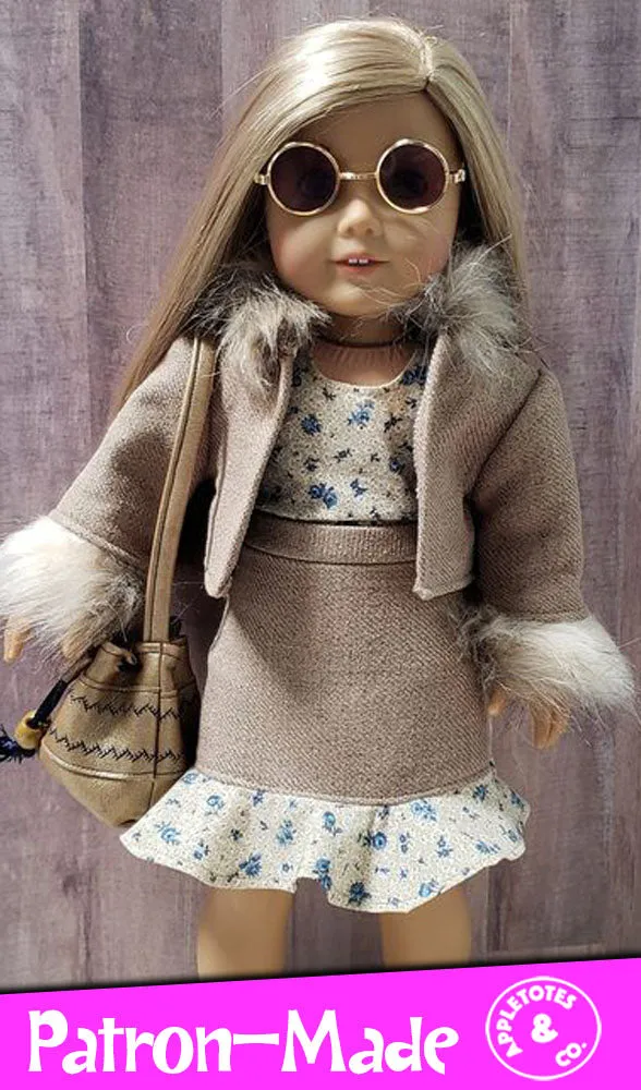 Parker Jacket 18 Inch Doll Sewing Pattern