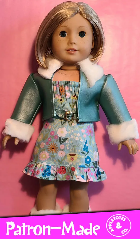 Parker Jacket 18 Inch Doll Sewing Pattern