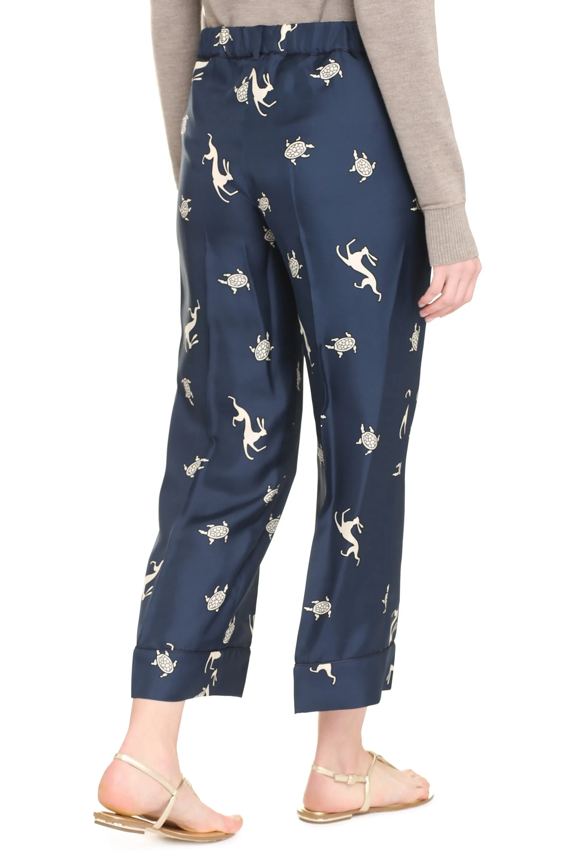 'S Max Mara Sansa Printed Trousers