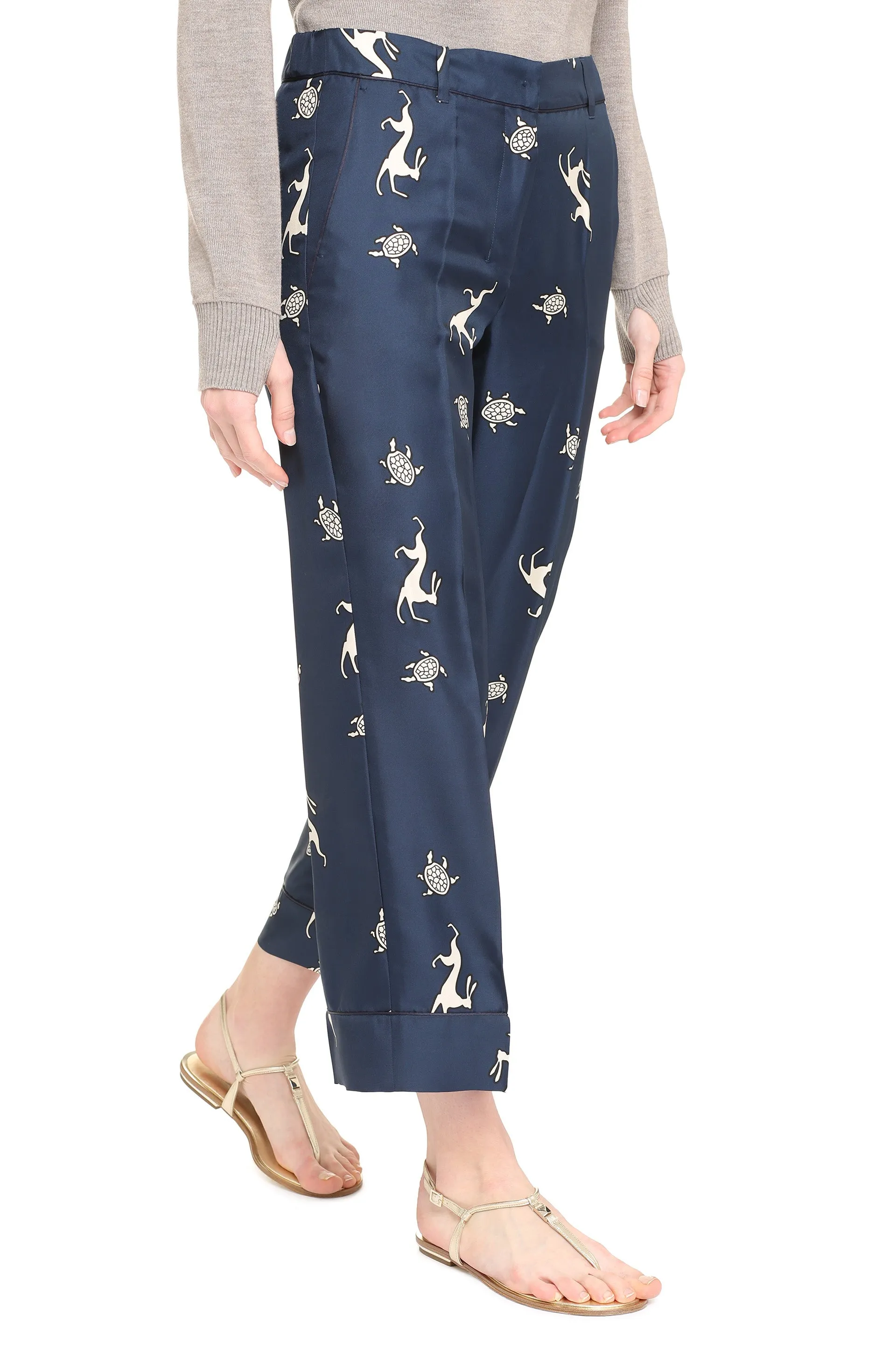 'S Max Mara Sansa Printed Trousers