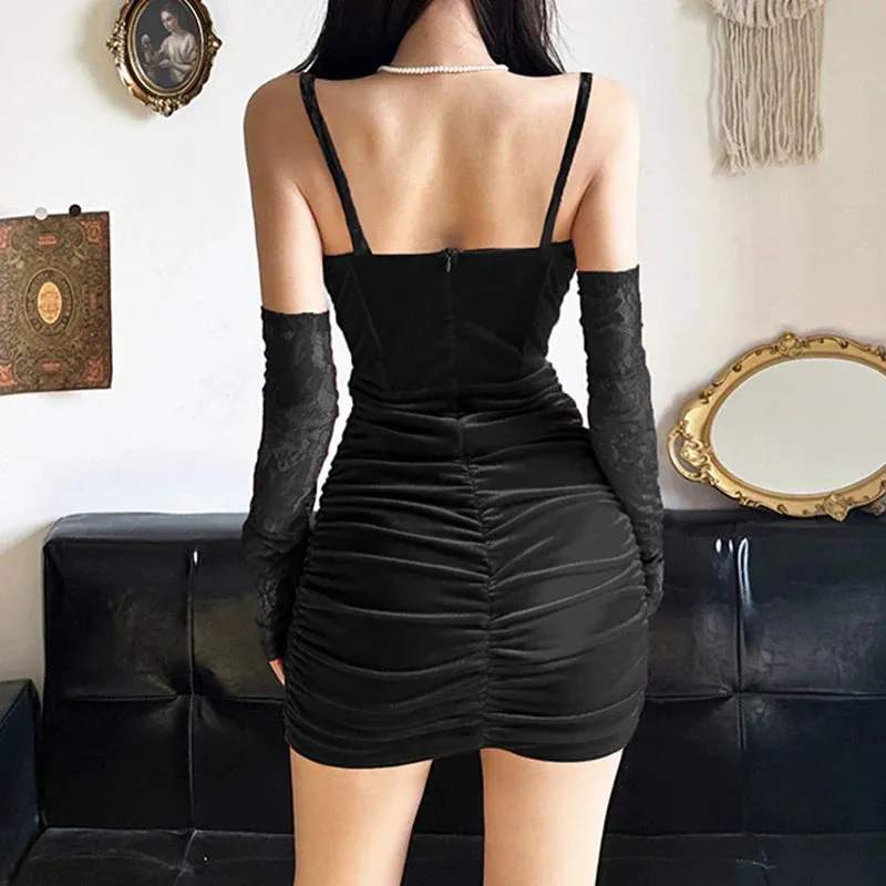 Wenkouban-Christmas Outfits New Year's Eve Dress Night Out Club Dresses cute winter outfits Lidia Corset Mini Dress